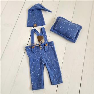 dotted dungaree set
