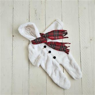 snowman suit with scarf